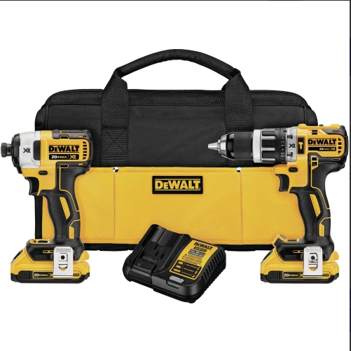 Pack Taladro Percutor + Atorni. Impacto Dewalt Dck287d2-b2