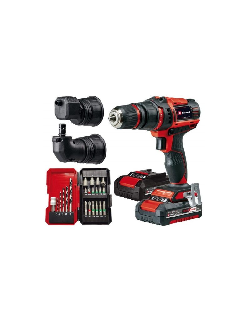 TALADRO INALÁMBRICO TE-CD 18/45 3X-Li +22 2x2,0 Ah EINHELL
