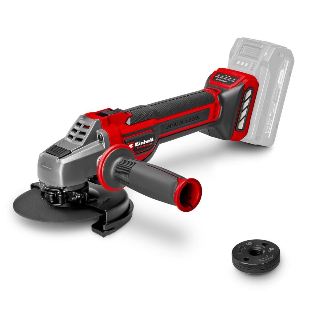 Esmeril Angular Inalámbrico 18 V | 10500 Rpm | 125 Mm | 33 Mm | Brushless Einhell TP-AG 18/125 CE Q Li - Solo