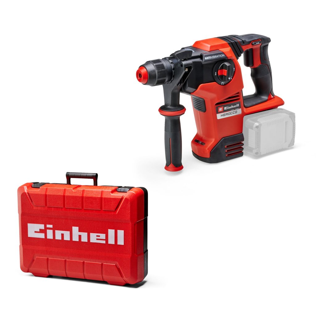 Rotomartillo Inalámbrico 2X18V | 1100 Rpm | 5300 Gpm | 3,2 J | 28 Mm | Sds-Plus | Brushless Einhell HEROCCO 36/28
