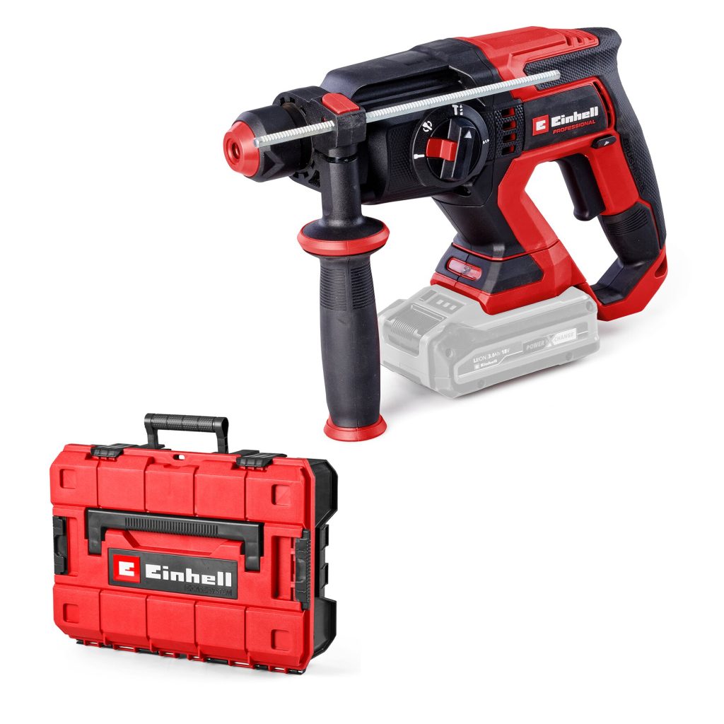 Rotomartillo Inalámbrico 18V | 1800 Rpm | 5150 Gpm | 2,3 J | 22 Mm | Sds-Plus | Brushless Einhell TP-HD 18/22 D Li BL – Solo